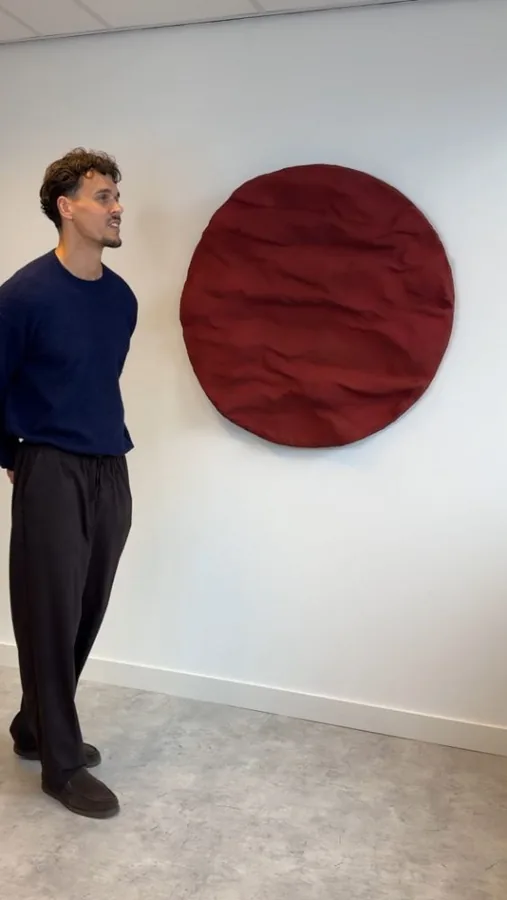 Terra Moon, just hung